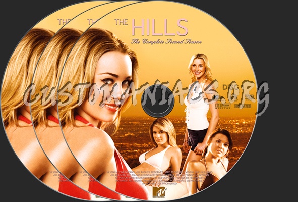 The HILLS Season 2 dvd label