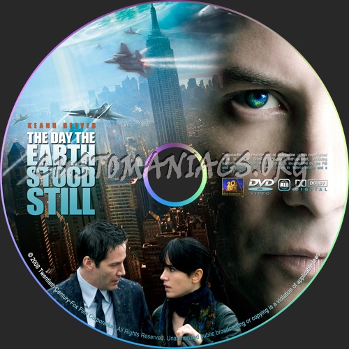 The Day the Earth Stood Still dvd label