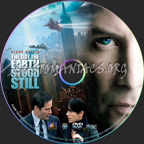 The Day the Earth Stood Still dvd label