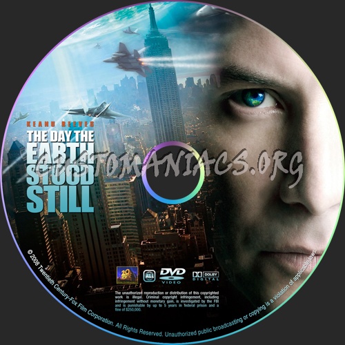 The Day the Earth Stood Still dvd label