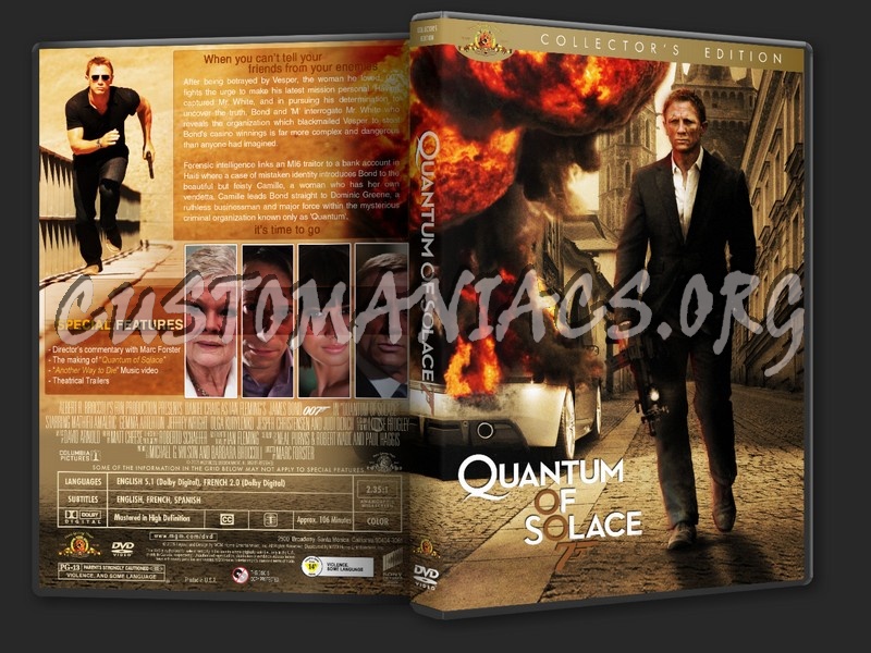 Quantum of Solace dvd cover