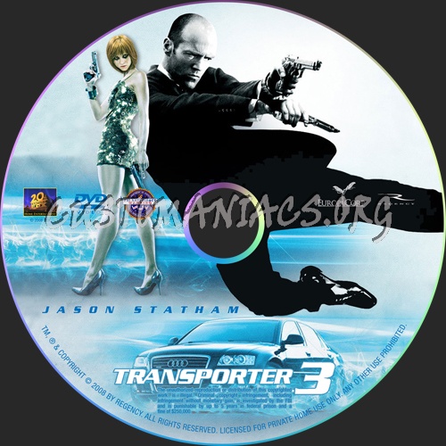 Transporter 3 dvd label