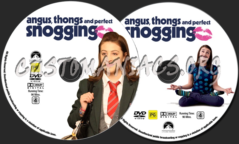 Angus, Thongs And Perfect Snogging dvd label