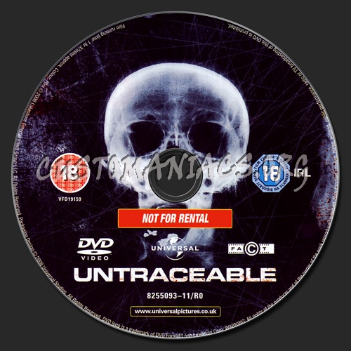 Untraceable dvd label