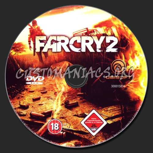 Far Cry 2 PC dvd label