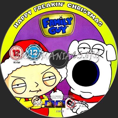 Family Guy Happy Freakin' Christmas dvd label