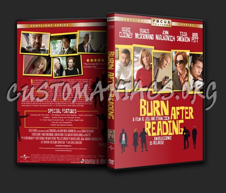 Burn After Reading dvd cover