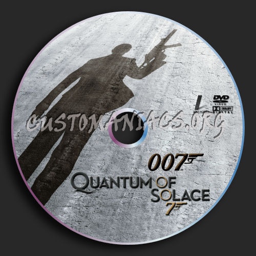007 (Quantum Of Solace) dvd label