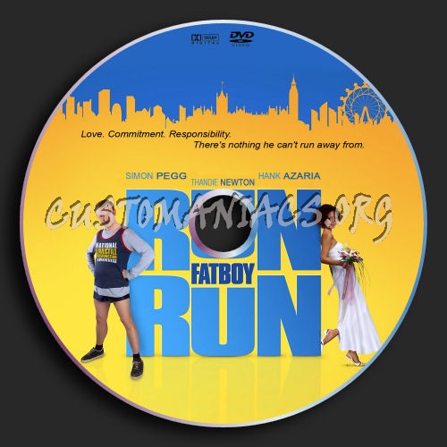 Run FatBoy Run dvd label