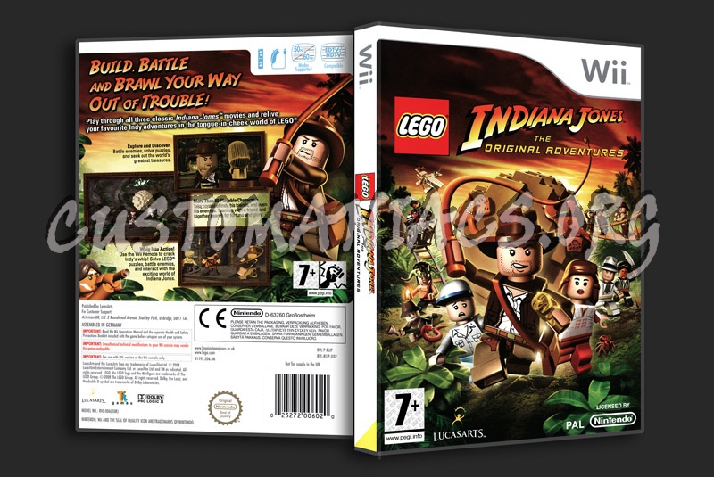 Lego Indiana Jones: The Original Adventures dvd cover