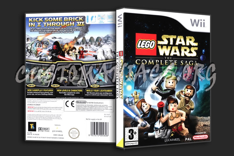 Lego Star Wars The Complete Saga dvd cover