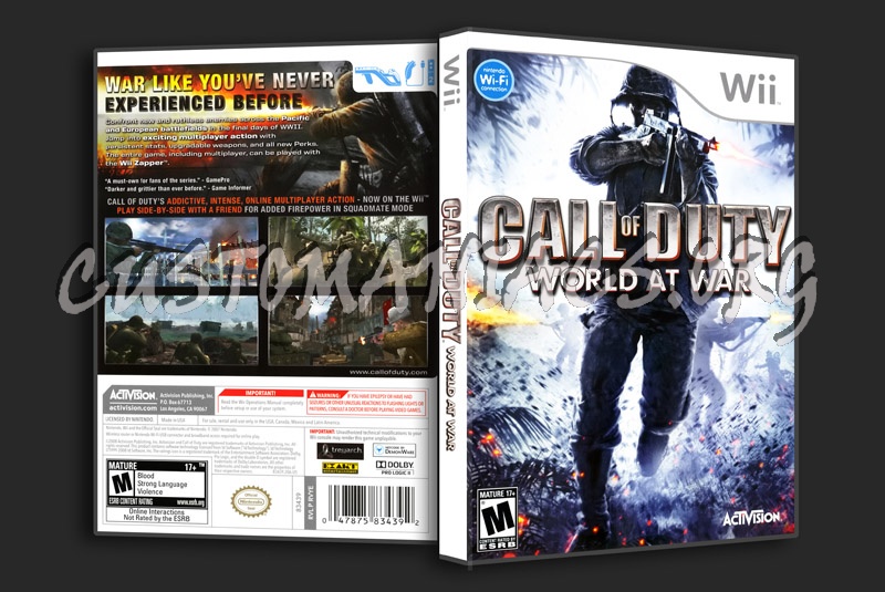 Call of Duty - World at War dvd cover