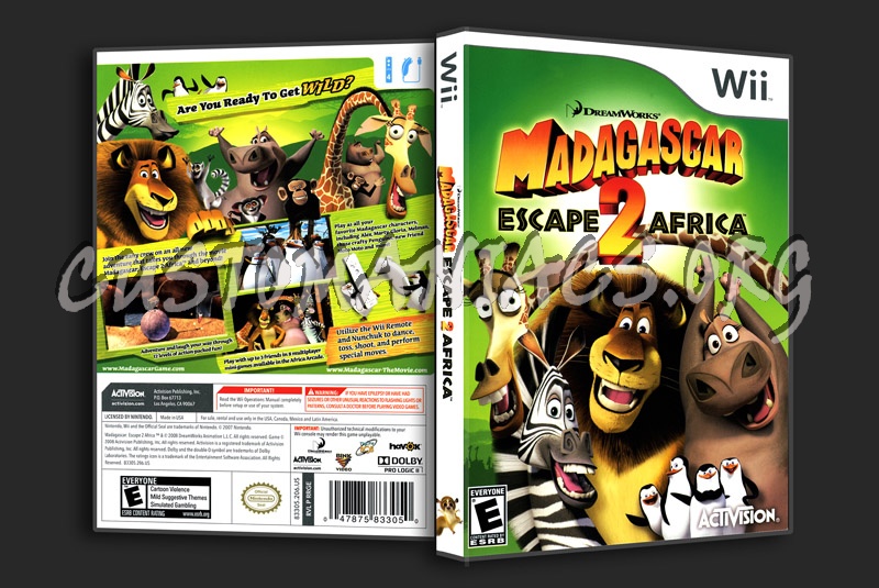 Madagascar - Escape 2 Africa dvd cover
