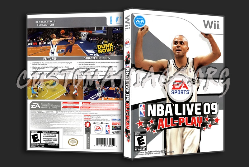 NBA Live 09 - All Play dvd cover