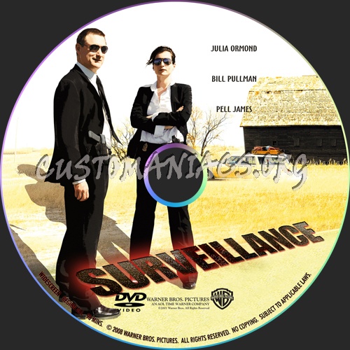 Surveillance dvd label