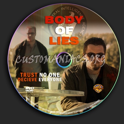 Body of Lies dvd label