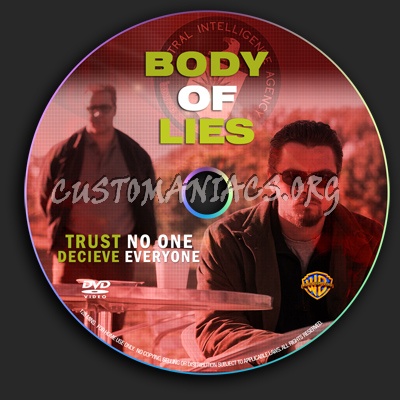 Body of Lies dvd label