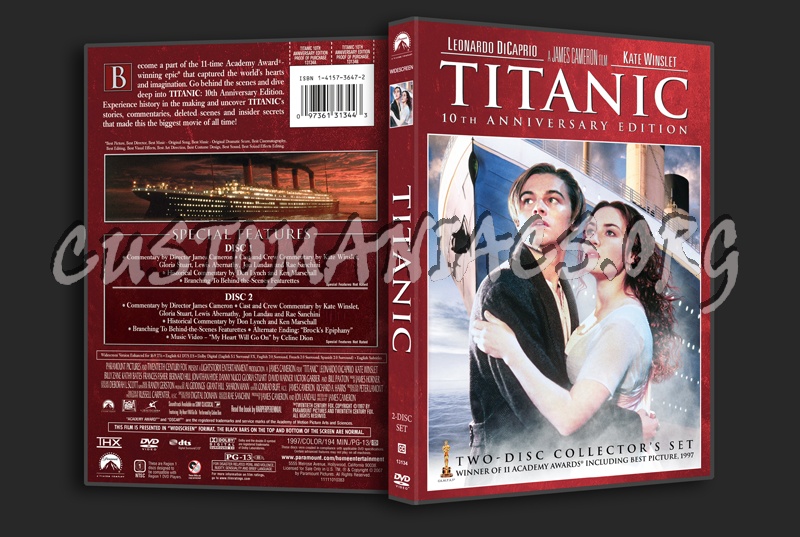 Titanic dvd cover