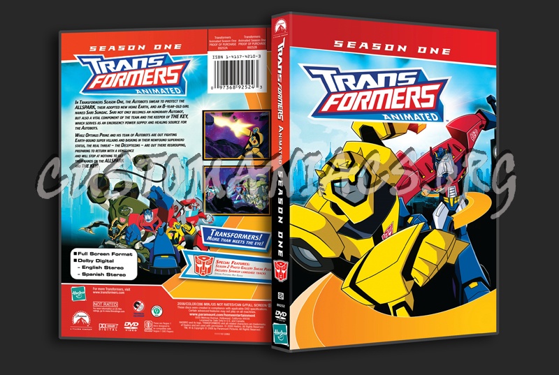 Transformers Animated Season 1 dvd cover