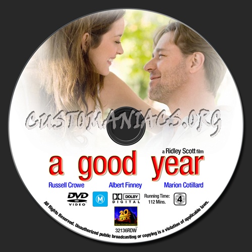 A Good Year dvd label