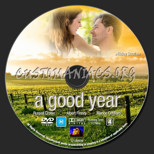 A Good Year dvd label