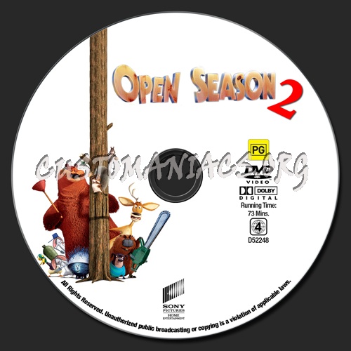 Open Season 2 dvd label
