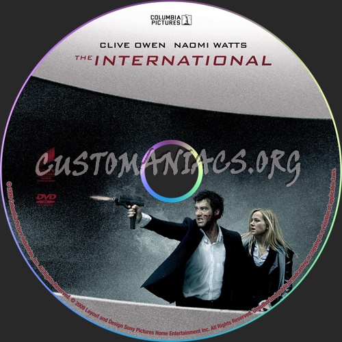 The International dvd label