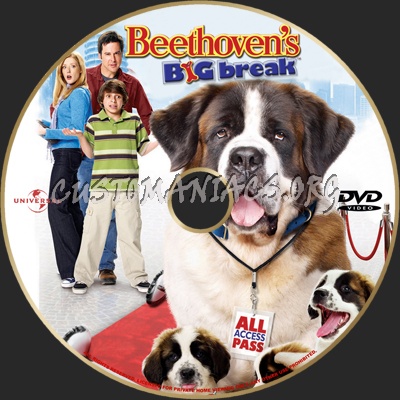 Beethoven's Big Break dvd label