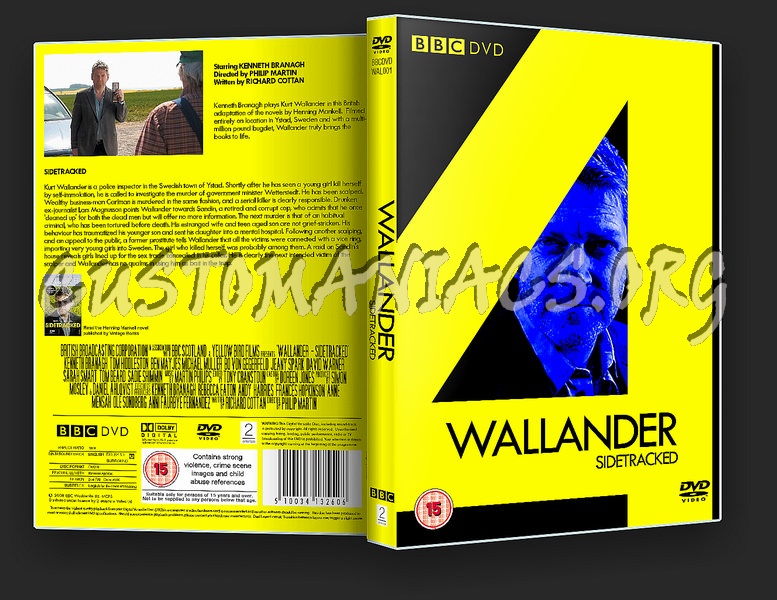 Wallander : Sidetracked dvd cover