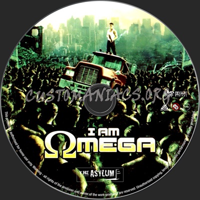 I Am Omega dvd label