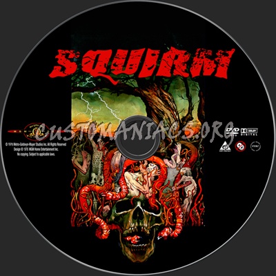 Squirm dvd label