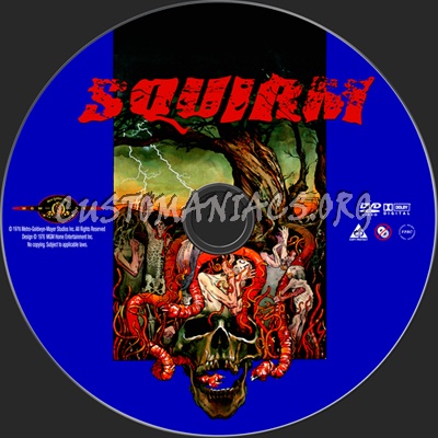 Squirm dvd label