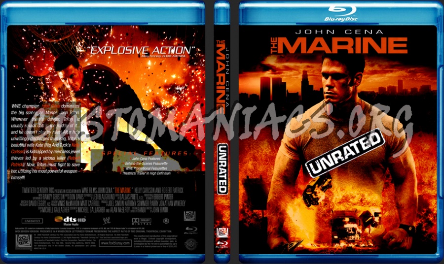 The Marine blu-ray cover