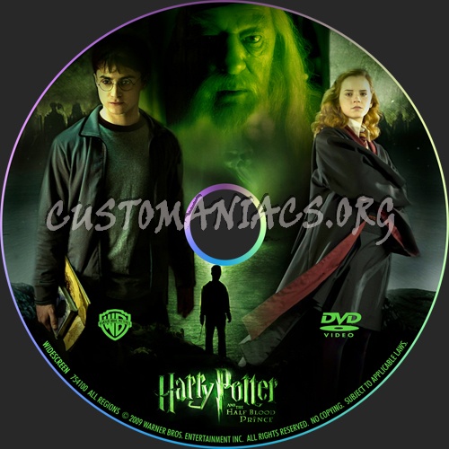 Harry Potter and the Half-Blood Prince dvd label