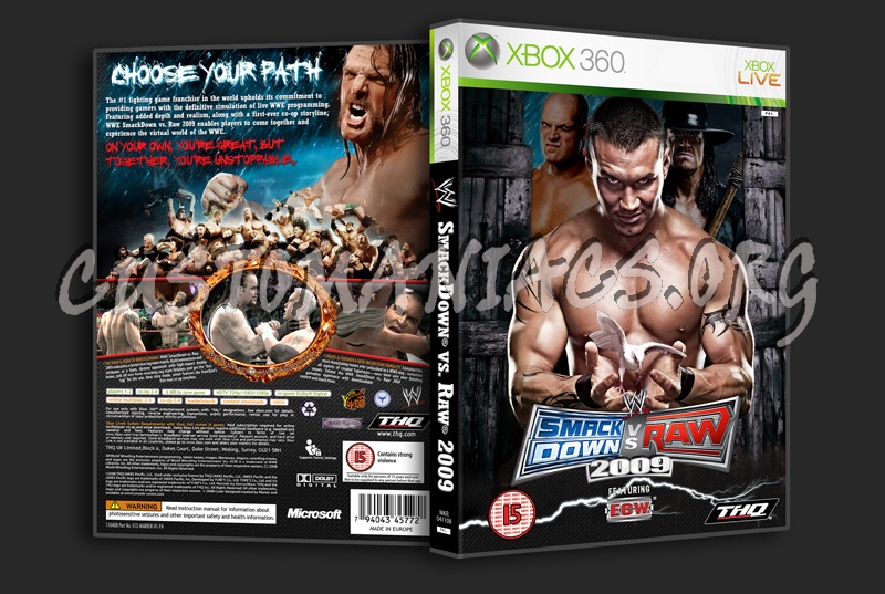 WWE Smackdown Vs RAW 2009 dvd cover