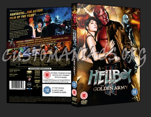 Hellboy 2 - The Golden Army dvd cover
