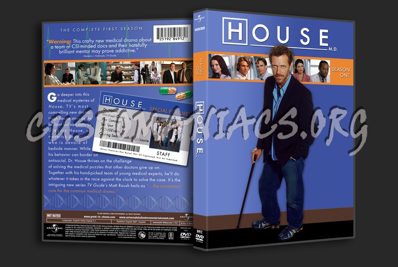 House MD - Season 1 dvd cover