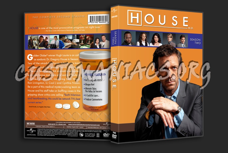 House MD - Season 2 dvd cover