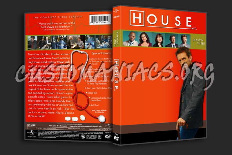 House MD - Season 3 dvd cover