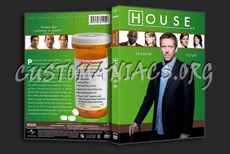 House MD - Season 4 dvd cover