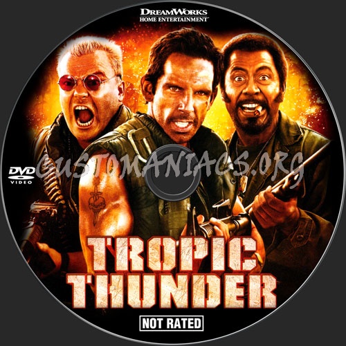 Tropic Thunder dvd label