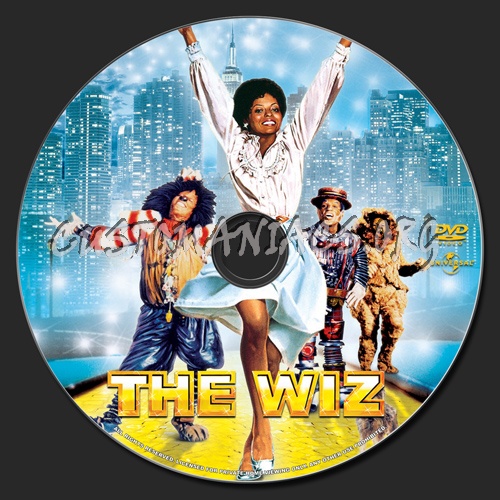 The Wiz dvd label