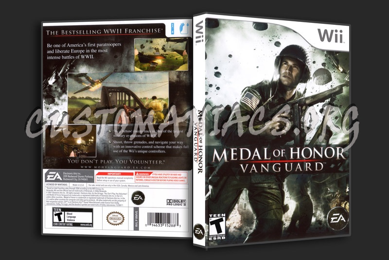 Medal of Honor Vanguard dvd cover