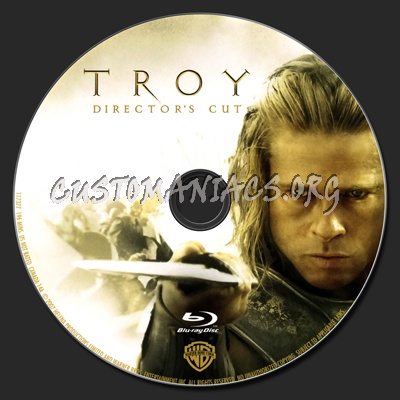 Troy blu-ray label