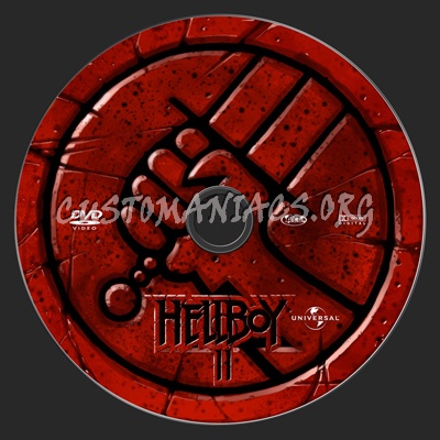 Hellboy II dvd label