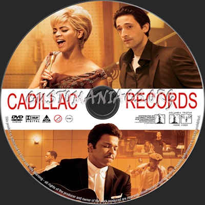 Cadillac Records dvd label