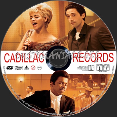 Cadillac Records dvd label