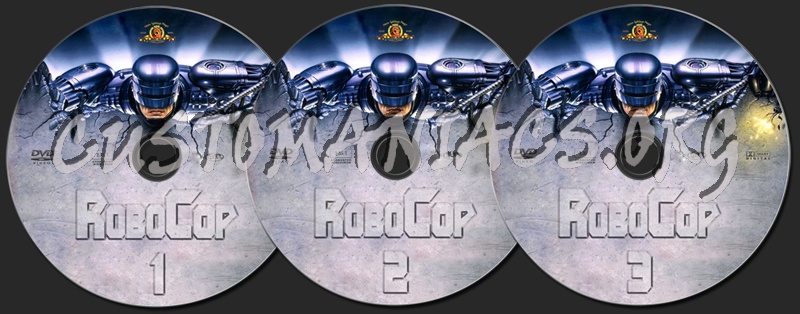 Robocop 1, 2 & 3 dvd label