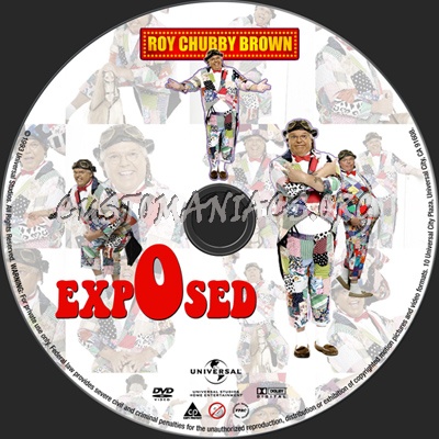 Roy Chubby Brown Exposed dvd label