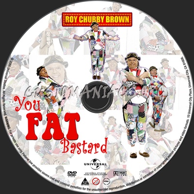 Roy Chubby Brown You Fat Bastard dvd label